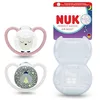 Image de NUK Perfect Match Air Night Sucettes | 6-18 mois | Sucettes phosphorescentes orthodontiques favorisant l’aération et prévenant l’irritation | 95% d’acceptation par les bébés** | Mouton | 2 unités