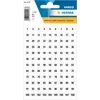 Image de HERMA - Décoration - 5 Planches Stickers Chiffres, blanc, noir
