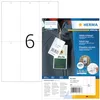 Image de HERMA Lot de 600 étiquettes imprimables par feuille A4, 100 feuilles, 70 x 148,5 mm, 600 étiquettes de prix rectangulaires vierges pour bijoux pour imprimante laser et jet d'encre, blanches