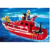 Image de PLAYMOBIL 3128 Pompiers - Bateau des sauveteurs pompiers en occasion ou reconditionné