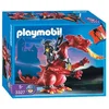 Image de Playmobil - 3327 - Chevaliers - Chevalier / Dragon rouge
