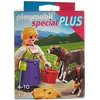 Image de Playmobil - 4778 - Agricultrice avec Veaux