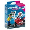 Image de Playmobil - 4780 - Deux Enfants avec Mini Moto de Course