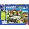 Image de Schmidt - puzzle playmobil la ferme 60 pieces en occasion ou reconditionné