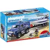 Image de Playmobil - 5187 - Figurine - Fourgon Et Vedette De Police