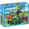 Image de Playmobil wild life 5273 gorilles et okapis avec vegetation