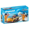 Image de Playmobil 5396 Agents avec Tracteur à Bagages