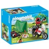 Image de Playmobil - 5438 - Figurine - Motard Et Tente De Camping