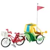 Image de Vélo avec remorque pour enfant