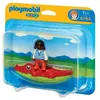 Image de PLAYMOBIL 1.2.3. Fillette avec bateau crocodile en occasion ou reconditionné