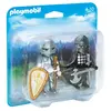 Image de Playmobil Chevaliers 6847 DuoPack Chevalier noir et chevalier d'argent en occasion ou reconditionné