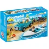 Image de Playmobil - 6864 Voiture avec Bateau et Moteur Submersible