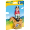 Image de 6973 Playmobil Cavalière avec cheval en occasion ou reconditionné