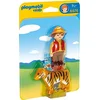 Image de Playmobil 1.2.3. - 6976 - Gamekeeper avec Tigre