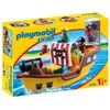 Image de Playmobil 1.2.3 9118 Bâteau de pirates en occasion ou reconditionné