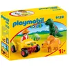 Image de Playmobil 1.2.3 9120 Explorateur et dinosaures en occasion ou reconditionné