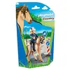 Image de Playmobil 9260 Policier avec Cheval