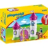 Image de Playmobil 1 2 3-9389 - Château de Princesse avec Tours empilables Coloré