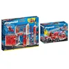 Image de PLAYMOBIL 9462 Caserne de pompiers avec hélicoptère City Action Mixte Pour enfant dès 4 ans