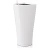 Image de Lechuza   Pot de Fleurs d'Interieur   Premium Delta   Réserve d'Eau Intégrée   Coloris Blanc   30 x 30 x 56 cm