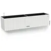 Image de LECHUZA Jardinière - Balconera cottage 80 - 79 x 19 x 19 cm - 12 L - Kit complet - Blanc