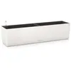 Image de LECHUZA Jardinière - Balconera color 80 - 79 x 19 x 19 cm - 12 L - Kit complet - Blanc