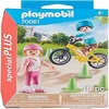 Image de Playmobil Enfants avec vélo et Rollers