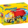 Image de Playmobil 1.2.3 70126 Camion Benne - avec Un Personnage, des Pierres, des Outils et Une Benne - Mes Premiers Apprendre en s'amusant - pour Les Tout-Petits 18-36 Mois