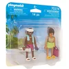 Image de Playmobil Couple de vacanciers Multicolor 70274