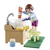 Image de Playmobil Enfant avec lavabo Multicolor 70301
