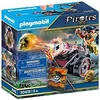 Image de Playmobil 70415 Canonnier Pirate - Pirates - en quête du trésor - avec Un Personnage, Un Canon avec des projectiles en Forme de tête de Squelette et des Accessoires - Dès 5 Ans