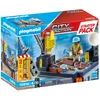 Image de Playmobil 70816 Starter Pack Plateforme de Construction - City Action- La Construction- Coffret découverte idée Cadeau