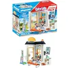 Image de Playmobil 70818 Starter Pack Cabinet de pédiatre - City Life - avec Deux Personnages, Une Table d'auscultation et des Accessoires - L'Hôpital - Coffret découverte idée Cadeau - Dès 4 Ans