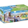 Image de Playmobil 70861 Poney Cheval Cavaliére Soigneuse Box Mauve et Accessoires 39 pc
