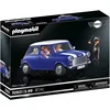 Image de Playmobil 70921 Mini Cooper - Classic Cars - avec Deux Personnages en Tenue stylée So British des années 70, Un Policier Anglais en Uniforme, d'un Dalmatien et de la Voiture Iconique - Dès 5 Ans
