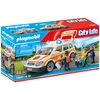 Image de Playmobil 71037 Ambulance avec secouristes et blessé - Comprend Trois Personnages, Un véhicule de Secours et des Accessoires - Dès 4 Ans