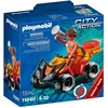Image de Playmobil 71040 Sauveteur en mer et Quad - City Action - Les quads - Pack Véhicule Tout Terrain pour des Missions de Sauvetage - Dès 4 Ans