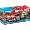 Image de Playmobil 71078 Voiture Vintage avec Couple - City Life - avec Deux Personnages, Une Voiture et des Accessoires - Voyage dans Les années 50 - Classic Car 50's - Dès 4 Ans