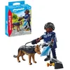 Image de Playmobil 71162 Policier avec Chien de Recherche