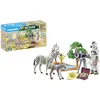 Image de Playmobil 71295 Photographe avec déguisement et zèbres - Wiltopia - avec Un Personnage et Deux zèbres - Gamme Wiltopia avec Plus de 80% de matériaux recyclés ou biosourcés en Moyenne - Dès 4 Ans