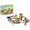 Image de Playmobil 71306 Cycliste avec vélo et remorque Avant - Country - avec Deux Personnages, Un vélo, Une cagette - Gamme Ferme avec Plus de 80% de matériaux recyclés ou biosourcés en Moyenne - Dès 4 Ans