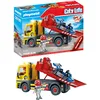 Image de Playmobil 71429 Dépanneuse avec Quad, Camion de remorquage Polyvalent avec gyrophare et Kart, Univers des véhicules pour Enfants dès 4 Ans