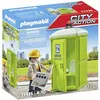 Image de Playmobil 71435 Toilettes Mobiles - City Action - avec Un Personnage et Un Journal - Dès 4 Ans
