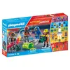 Image de PLAYMOBIL 71468 My figures : métiers à risque - avec quatres personnages du domaine des pompiers - Les pompiers - Dès 5 ans
