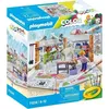 Image de PLAYMOBIL Color 71514 Salon de toilettage Crayons Crayola pour dessiner sur les personnages 61 pièces Dès 5 ans