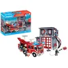 Image de Playmobil 71603 Megaset de Pompiers - Action Heroes - Comprend Trois Personnages, Une Brigade de Pompiers avec équipe d'intervention et de Nombreux Accessoires - Dès 4 Ans