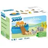 Image de PLAYMOBIL Junior 71681 Arche de Noé transportable 15 pièces Comprend un bateau flottant et animaux Dès 1 an