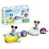 Image de Playmobil 71697 Junior & Disney : Train des Nuages de Mickey et Minnie - avec Un Avion et Un véhicule Nuage - Jouet fabriqué à partir de matière d'origine végétale - Dès 12 Mois