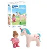 Image de Playmobil Junior Figurine Fille et Licorne 71893