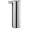 Image de blomus Modo - Distributeur de savon - Acier inoxydable poli - 165 ml - 5,5 l x 7,5 l x 16 H cm - Distributeur de savon manuel en acier inoxydable poli - Distributeur de savon liquide antidérapant avec